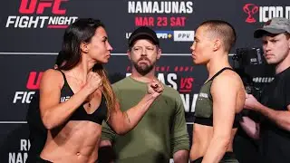 Encaradas da Pesagem | UFC Vegas 89: Ribas x Namajunas