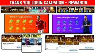 Thank You Login Campaign Rewards In Pes 2021 Mobile