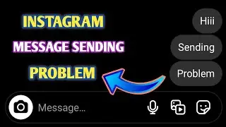 Instagram Message Not sending Problem // How To Fix Message Not Sending Problem On Instagram