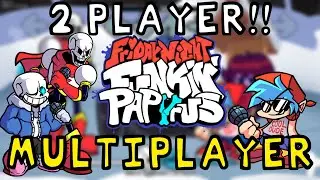 Friday Night Funkin' Multiplayer The Great Papyrus - FNF Papyrus With Friends!