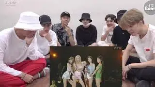 BTS reaction to BLACKPINK - 