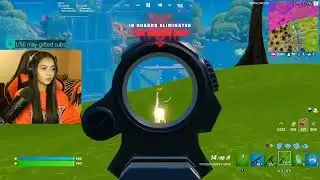 DQ1R SOLO SQUAD 1 VS 4 GAMEPLAY WITH GIRL #31 | Fornite