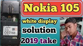 Nokia 105 white display solution