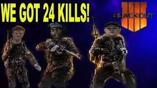 24 KILL SQUAD GAME - Call Of Duty Black Ops 4 (Blackout) *DESCRIPTION*