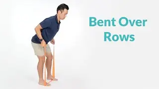 Resistance Band Exercise: Bent Over Rows
