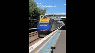 Grafton XPT speeds by. #trains #nswtrainlink