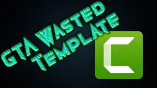 How To make WASTED template in Microsoft Paint for Camtasia and use it for a video