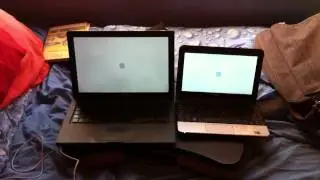 MacBook vs Dell mini 10v boot