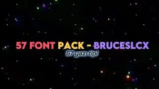 57 FONT PACK - Font - BruceEdits