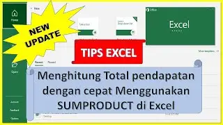 Microsoft Excel Tips Menghitung Jumlah pendapatan dengan rumus SUMPRODUCT #Shorts #MicrosoftExcel