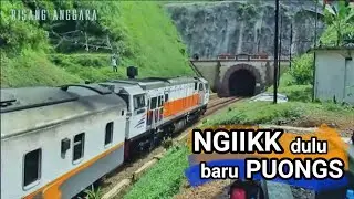 KHAS BANGET . . . Bunyi Klakson Lokomotif Puongs CC 206