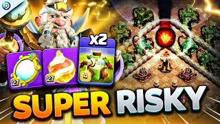 DOUBLE OVERGROWTH Spell + FIREBALL in CWL | Super Witch Planning & Live Hit Clash of Clans
