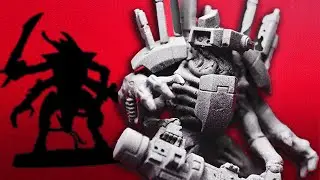 Kitbashing a custom MECHANICAL TYRANID