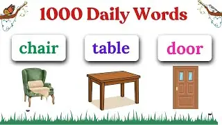 Daily English Vocabulary 📚 1000 Useful Nouns & Verbs for Beginners