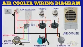 water cooler wiring connection 3 switch | cooler repairing