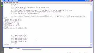 Forms in HTML - Text fields