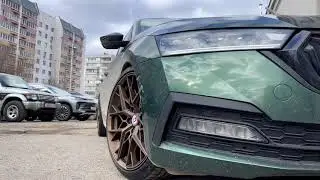 Установка пружин с занижением на автомобиль Skoda Octavia