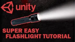[Unity Tutorial] Beginner Flashlight Tutorial! (Using 'F' to Toggle  On/Off)