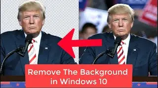 How To Remove The Background From An Image and Picture in Windows 10 with Paint 3D?
