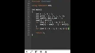 Maximum sum on a contiguous subsegment of length k on an array in linear O(n) time complexity