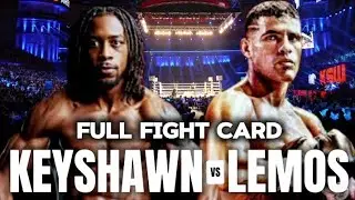 KEYSHAWN DAVIS VS GUSTAVO LEMOS FULL FIGHT CARD
