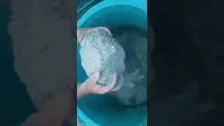 Crunchy sand cement ASMR,💦😍