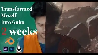 Becoming Goku With Blender | VFX Transformation