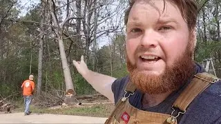 Clearing The Land Around Our New House!