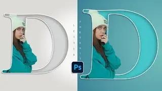 Letter D Portrait Design Tutorial in Photoshop - Letter Portrait Design Photoshop