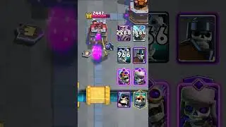 Skeleton Family Damage Against Princess Tower 😶‍🌫️