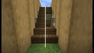 How to make a hidden Staircase Door in minecraft