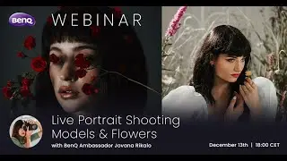 Live Portrait Shooting | Models & Flowers