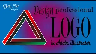 Create professional logo design in Illustrator || Logo Design Adobe Illustrator CC -by G&W Designer.
