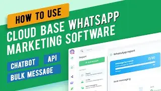 Cloud Base WhatsApp Marketing Software | Chatbot | API With Google Form | Waziper 5.0.1