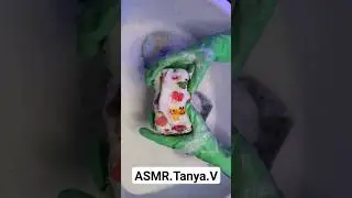 ASMR Sponge Squeezing #satisfyingspongesqueezing #asmrspongesqueezing