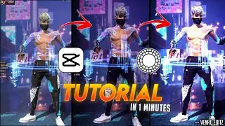 Capcut Simple Editing Tutorial 🔥// ff edit tutorial, lobby edit ff, high quality edit 