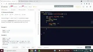 9. Palindrome Number in LeetCode, Find The Given Number is a Palindrome Or Not