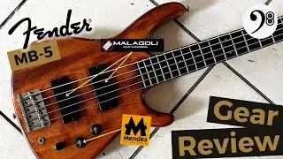 Gear Review #171- Fender MB 5 Made in Japan com Malagoli e preamp Mendes
