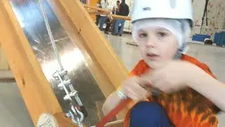 Посетили Веревочный парк в Энергии Высоты - страшо, но здорово.
