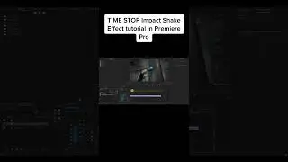 Creating Time Stop Impacts Shake Effect in Premiere Pro Part 1 #editing #greenscreen