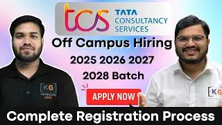 TCS Off Campus Hiring for 2025 2026 2027 2028 Batch | TCS Off Campus Drive (TCS CodeVita) TCS Hiring