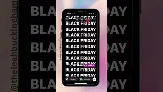 Instagram story idea tutorial for Black Friday promotion - Warp speed effect