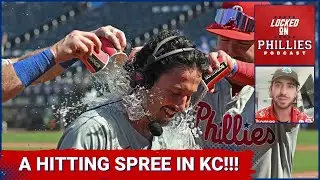 The Philadelphia Phillies' Offense Explodes For 45 Hits In Series Win Vs. The Royals!