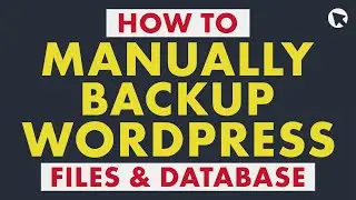 How to Manually Backup WordPress Files, Folders, and Databases in Hostinger | No Plugins Needed