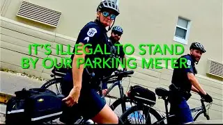 It’s Illegal To Stand Next To Our Parking Meter.