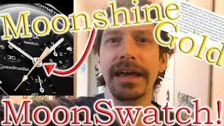 The Mission to Moonshine Gold MoonSwatch has Arrived!