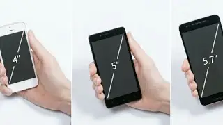 How to increase the diagonal of a smartphone?