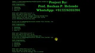 Python Code for Audio Steganography - Message Hiding In Audio Python Project