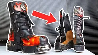 What's Inside 6 POUND GOTH BOOTS?