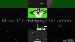 How to put a picture over a green screen